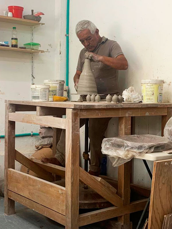 ibarra cerámica torno patada 1