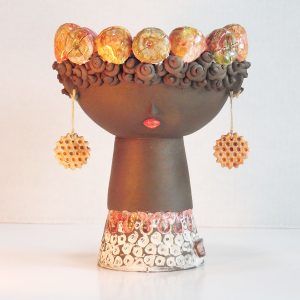 CHONTADURERA 013 - Vestido blanco y rosa